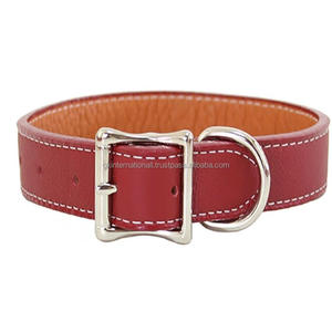 Suministros para mascotas accesorios para perros collar de perro de cuero suave duradero con etiqueta de nombre personalizada para perros pequeños, medianos y grandes a precio barato - Product Image 5