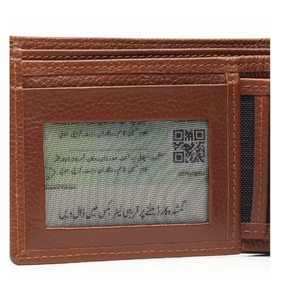 Cartera Bifold de Cuero Genuino de Alta Calidad para Hombre, Diseño Clásico, Lujosa, Delgada, Duradera y Personalizable, Al SABAT ASI-LW-0010 - Product Image 4