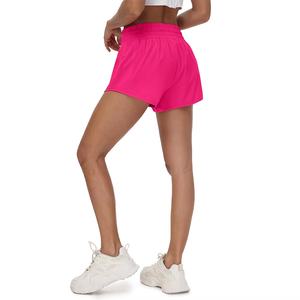 Compre Ahora Pantalones Cortos Deportivos para Mujer, Transpirables, de Poliéster, para Gimnasio y Entrenamiento, OEM ODM, Logotipo Personalizado, Ropa Deportiva al por Mayor - Product Image 3