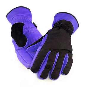 Fournisseur direct d'usine, gants de ski en cuir isolés de haute qualité, gants de sport d'hiver coupe-vent et imperméables, gants de snowboard - Product Image 6