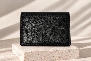 Grain Leather Fashion Coin <b>Wallet</b> <b>Slim</b> <b>Card</b> Holder Open Closure Waterproof Polyester Lining 4 Color Selection for Daily Carry - Product Image 4