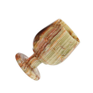 Nuevo y Exclusivo Tarro de Mármol Blanco Ónix Natural de Lujo con Tapa e Inserto de Vidrio, Diseño Moderno y Antiguo para Cocina - Product Image 4