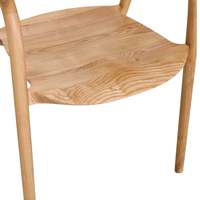 Chaise de salle à manger en bois massif de haute qualité, mobilier de restaurant moderne, assise ergonomique confortable, fabrication sur mesure OEM ODM, vente en gros en usine