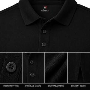 Chemise unie personnalisée pour homme, 100 % coton piqué, manches courtes, pour le golf, avec logo OEM/ODM, uniforme décontracté, respirante, 240 g, vente en gros - Product Image 4