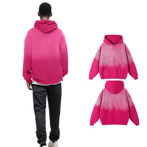Sudadera con Capucha para Hombre, Estilo Acid Wash, Tejido Grueso, Mezcla de Algodón Vintage, Estilo Urbano Relajado, Ropa Casual para el Día a Día - Product Image 6