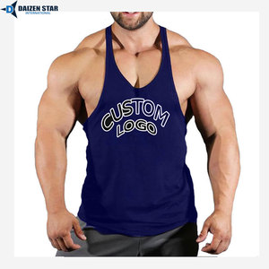 Breathable Mens Tank Top Sleeveless Fitness Gym Shirt Custom Sportswear - Product Image 4