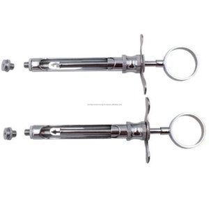 Jeringa de Aspiración Dental Reutilizable, Jeringa de Cartucho de Acero Inoxidable, Instrumento de Inyección Dental Autoaspirante - Product Image 1