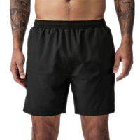 Shorts Cargo Personnalisés pour Hommes en Tissu Tricoté 100% Polyester Écologique Anti-UV Séchage Rapide Respirant Taille Mi-Haute avec Cordon de Serrage