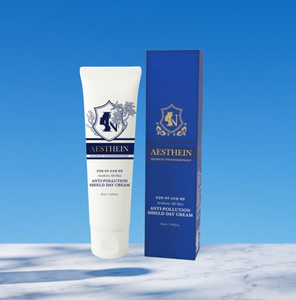 Crème de Jour Anti-Pollution AESTHEIN 50ml à l'Oxyde de Zinc, Edelweiss, Niacinamide, Mucus d'Escargot, Protection UV, Éclat et Anti-Âge – Pour Tous Types de Peaux - Product Image 1