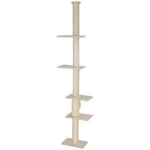 Grande Albero per Gatti da Interno di Lusso con Tiragraffi in MDF e Legno - Product Image 3