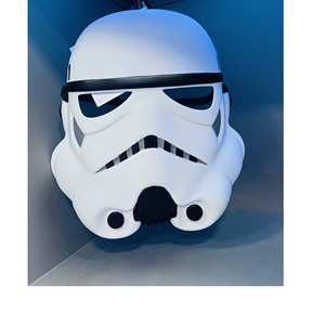 Máscara de Plástico Dong Phuong con Impresión por Pulverización, Disfraz de Stormtrooper de Vietnam, Accesorio de Halloween para Niños - Product Image 1