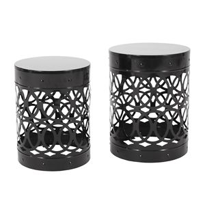 Tavolino da Esterno in Metallo S/2 per Uso Esterno - Product Image 2