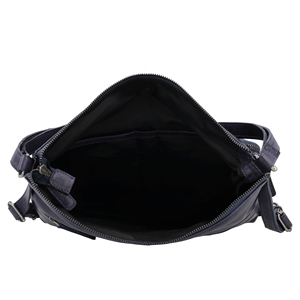 Men Genuine Leather Messenger <b>Bag</b> Large Capacity Zipper Closure Buckle Design All Seasons Daily Use Crossbody Shoulder <b>Bag</b> - Product Image 5