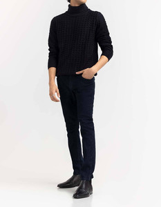 Cardigan en tricot boutonné à manches longues, vente en gros ODM, qualité supérieure, pull pour homme - Product Image 4