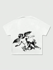 NEW MEN Street Life Men's <b>Batwing</b> Sleeve Printed Short Sleeve <b>T</b>-<b>Shirt</b> - Product Image 2