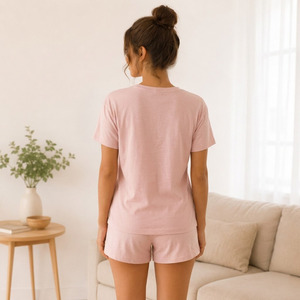 Women's Pajamas Set Cotton Loungewear Women Sets Comfortable Breathable Sleep & Lounge <b>Clothes</b> for Women - Product Image 2
