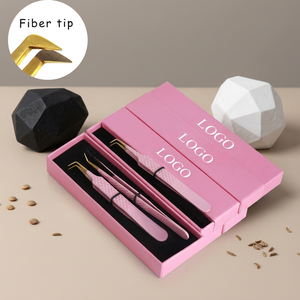 แหนบปลายแหลมสีชมพู Mekta T-0710/10 ขนาด 10 มม. ทำจากสแตนเลสอย่างดี  แบบหยัก  สำหรับต่อขนตา - Product Image 5