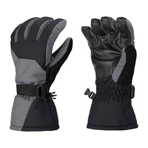 Fabricante de alta calidad Guantes de esquí de cuero con pantalla táctil Invierno Cálido Impermeable Manopla larga Logotipo personalizado Características térmicas - Product Image 5