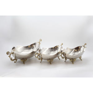 Atractivos Tazones de Lujo para Servir Alimentos, Hechos de Metal de Calidad Superior con Acabado Dorado, Artículos de Cocina para el Hogar a un Precio Impresionante - Product Image 5