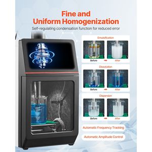 Omogeneizzatore a Ultrasuoni 2-in-1, Potenza 2000W, Frequenza 20KHz, Sonda in Lega di Titanio da 0,79 Pollici, Timer Continuo, Tre Funzioni a Impulsi - Product Image 4