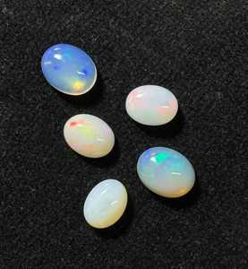 Natural Ethiopian <b>Opal</b> Multi Color Gemstones Loose Stones For Jewelry Making <b>Rings</b> Pendants Earrings Play Of Color - Product Image 1