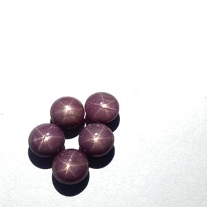 Pierre précieuse en vrac de haute qualité certifiée IGI de qualité AAA pour la fabrication de bijoux Étoile à six lignes visible en forme ronde - Product Image 5