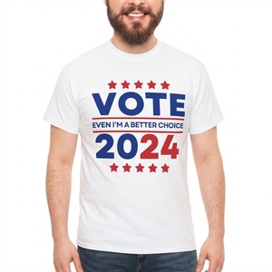 Camisetas Personalizadas para Campañas Políticas en EE. UU. |   Camisetas Promocionales para Eventos Electorales |   Camisetas de Campaña Impresas Personalizadas al por Mayor ODM - Product Image 1