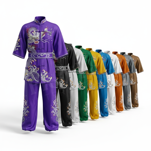 Uniforme de Artes Marciales Clásico de Nuevo Diseño, Liso, sin Estampado, Fabricante de Ropa de Artes Marciales, Diseño de Logotipo Personalizado de Alta Calidad, Uniforme de Kung Fu Karate Gi - Product Image 1