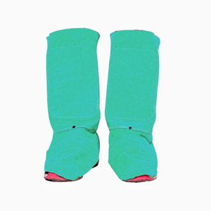 Cowhide Split Industrial Safety Clothing Welding Leg Guard Industrial Protective Welder Gaiters for Welding Spark Resistance - Product Image 3