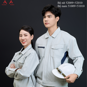 ชุดคลุมทำงานผู้ชาย FMF ระบายอากาศได้ดี ป้องกันไฟฟ้าสถิตย์ แขนสั้น สีเทากรมท่า ผลิตจากโพลีเอไมด์ - Product Image 4