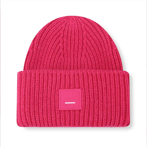 Wholesale Custom Two-Tone Acrylic Jacquard Knitted Beanie <b>Cap</b> Solid Cuff <b>Winter</b> Warm for <b>Winter</b> Outdoor Casual Daily Travel - Product Image 4