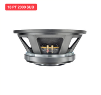 Altavoz Subwoofer Profesional de 18 Pulgadas, 4000W, 50-1600Hz, 8 Ohmios, 94 DB de Sensibilidad, XLR, Bobina de Voz con Diámetro de Cobre