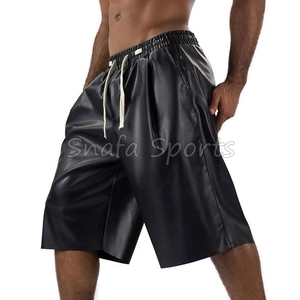 กางเกงขาสั้นหนังคุณภาพสูงสำหรับออกกำลังกายฤดูร้อนสำหรับผู้ชาย ระบายอากาศได้ดี น้ำหนักเบา ผลิตจากหนังแท้ 100% มีจำหน่ายแล้ว - Product Image 3