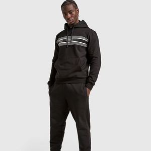 Conjunto Deportivo Transpirable de Poliéster para Hombre, con Capucha, Estilo Moderno para Atletismo y Descanso - Product Image 2