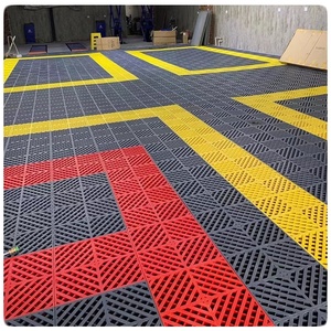 Drainage Interlocking Floor Tiles, Modular Interlocking Cushion for Deck, <b>Shower</b>, Kitchen, Drain Pool - Product Image 5