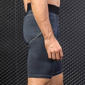 High Quality <b>Men's</b> <b>Compression</b> Running <b>Shorts</b> Elastic Waist Solid Casual Custom Made Wholesale Workout - Product Image 3