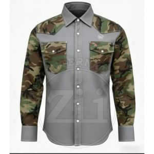 Chemise de travail ignifuge pour la soudure et la construction – Vente chaude – Chemise FR populaire à boutons, imperméable, pour la pêche et les travaux de soudure - Product Image 2