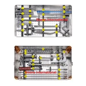 BISONS - Juego de Instrumentos Quirúrgicos Ortopédicos de Acero Inoxidable para Clavos Intramedulares Femorales y Gamma, Manual, Reversible, Venta al por Mayor - Product Image 1