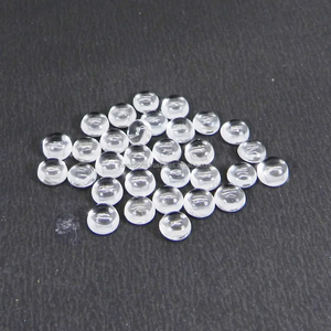 พลอยบุษราคัม Cabochon สีขาวธรรมชาติขนาด4มม. สำหรับทำเครื่องประดับอัญมณีหลวมที่ผ่านการปรับเทียบแล้ว - Product Image 3