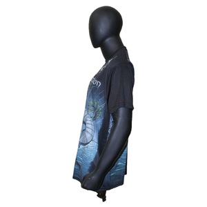 Camiseta Sublimada Personalizada con Estampado Completo, Ropa Deportiva, Fabricante de Marca Privada OEM, Corte Regular, Cuello Redondo - Product Image 4