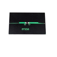 Personnalisé 6V 87x58MM Lumière LED étanche Mince PCB Résine Epoxy Mini Mono Panneaux Solaires 3.7V Batterie Petit Efficace Solaire