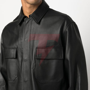 Camisa Casual de Cuero para Hombre, Último Modelo, Alta Calidad, Transpirable, Personalizable, Venta al Por Mayor - Product Image 6