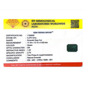 Loose Zambian Emerald 16.35 Carat Oval Heart Emerald Cut Gemstone for Fine Jewelry - Product Image 4