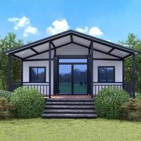 Maison extensible de luxe de 40 pieds à énergie solaire : Maison familiale préfabriquée hors réseau de 2 à 4 chambres, Pod de vie préfabriqué haute capacité de 40 pieds