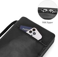 Étui à fermeture éclair pour Bible en cuir véritable Adimani, personnalisable avec logo, housse de livre chrétienne faite à la main, pochette de voyage, modèle OEM