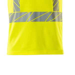 Camiseta de Seguridad Reflectante de Alta Visibilidad, 100% Algodón Tejido, Manga Corta, Ropa de Trabajo de Seguridad para Hombre, Logotipo Personalizado, Construcción - Product Image 4