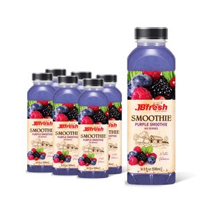 JB'<b>FRESH</b> Purple Smoothie 500ml Bottle ODM OEM Beverage Drink Bulk Wholesale Vietnam Manufacturer Private Label HALAL - Product Image 1