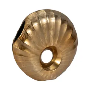 Vase à fleurs décoratif en métal de luxe pour les intérieurs britanniques, vase à fleurs moderne et élégant pour les projets de design d'intérieur à Londres - Product Image 1