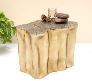 Elite Modern Aluminum <b>Stool</b> Natural Edge Design Durable Handcrafted Appearance Inflatable Eco-Friendly Portable Easy Furniture - Product Image 4