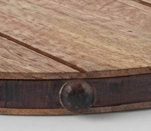 Handmade Wooden <b>Lazy</b> <b>Susan</b> With Natural Finished Custom Design Ideal For Elegant Weddings And Special Event Displays - Product Image 2